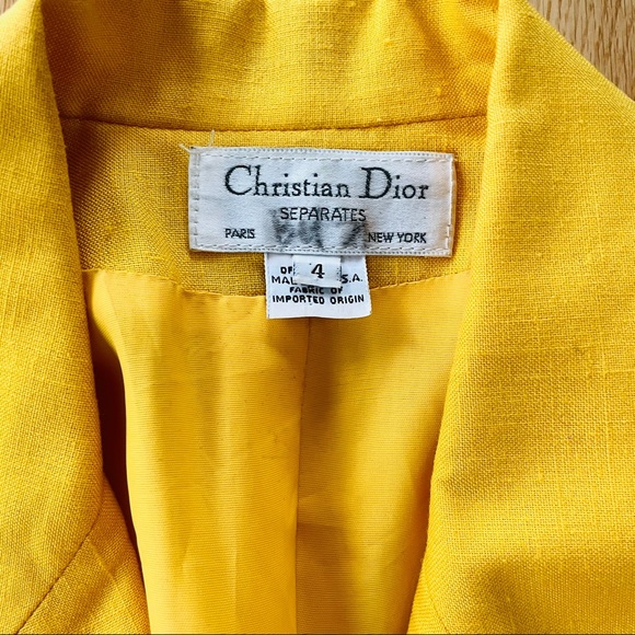 CHRISTIAN DIOR Vintage Blazer Skirt Separates - Picture 5 of 8